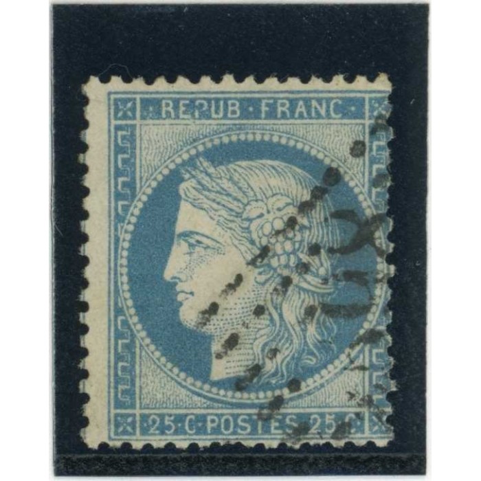 YT 60C - Oblitéré - Variété : Tache dans le P de REPUB - Cote 62 Euros