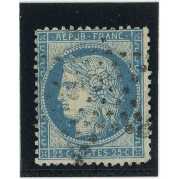 YT 60C - Oblitéré - Variété : Tache en haut droite - Cote 62 Euros