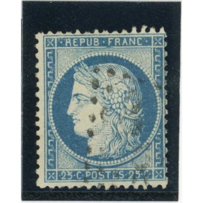 YT 60C - Oblitéré - Variété : Tache sous le F de FRANC - Cote 62 Euros