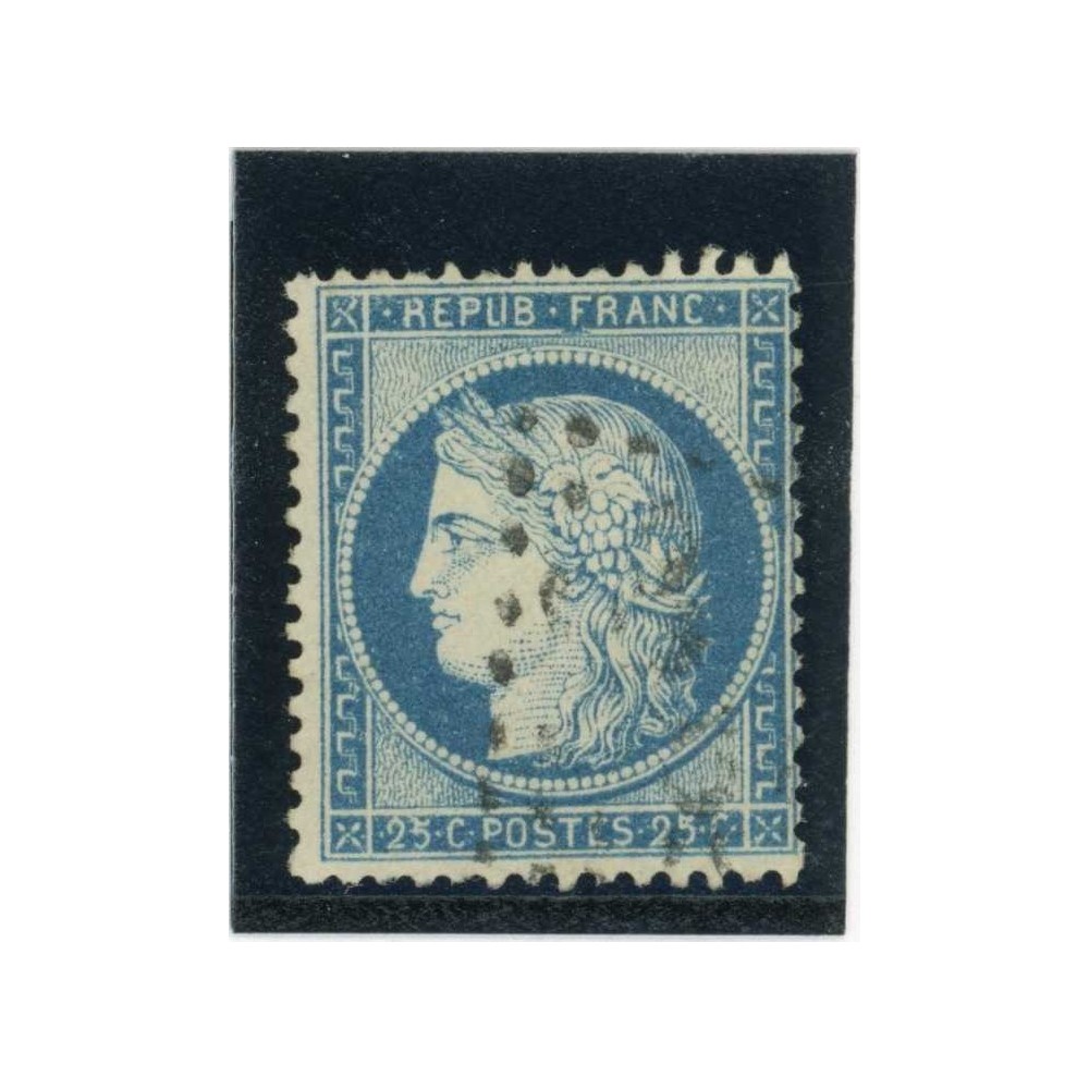 YT 60C - Oblitéré - Variété : Tache sous le F de FRANC - Cote 62 Euros