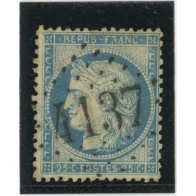 YT 60A - GC 4137 - La Verdière - Var (78) - Variété : tache sur R de FRANC - Cote 102 Euros