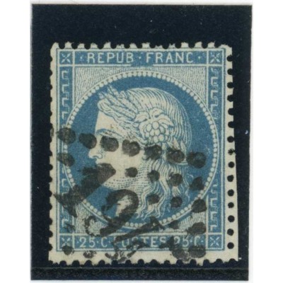 YT 60C - GC 1947 - Langres - Haute Marne (50) - Variété : Trait Bleu sous REPUB - Cote 65 Euros