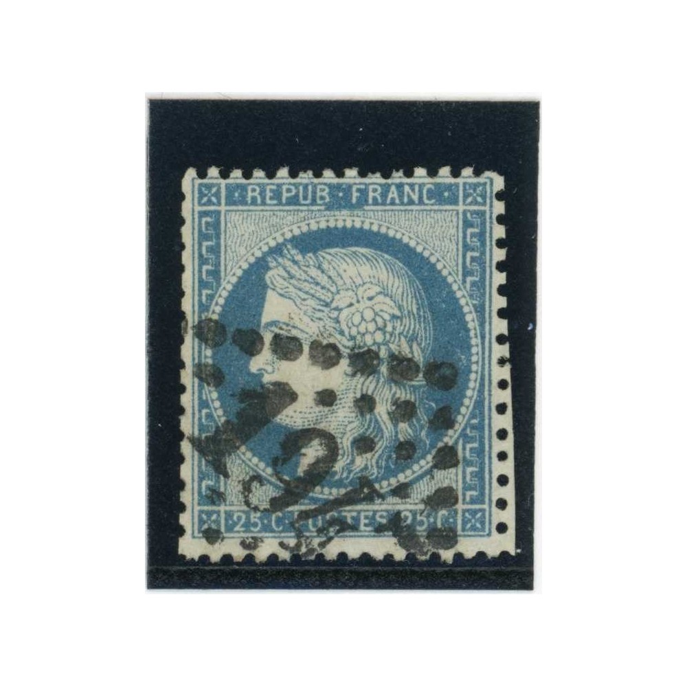 YT 60C - GC 1947 - Langres - Haute Marne (50) - Variété : Trait Bleu sous REPUB - Cote 65 Euros