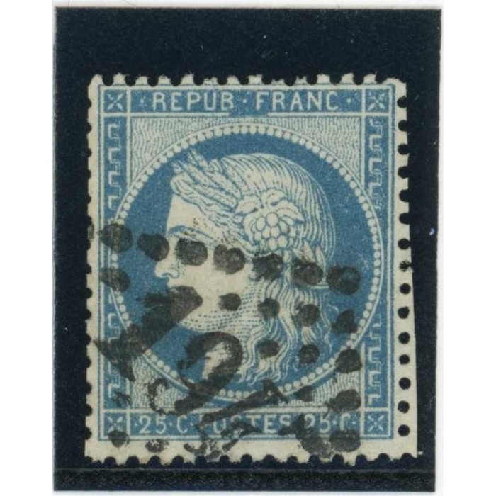 YT 60C - GC 1947 - Langres - Haute Marne (50) - Variété : Trait Bleu sous REPUB - Cote 65 Euros