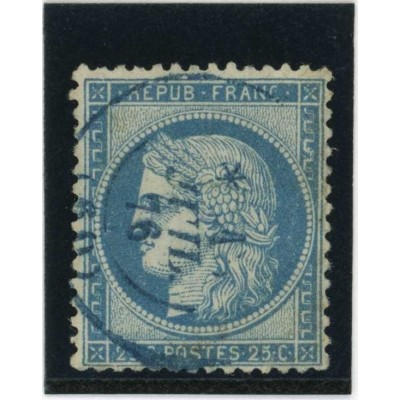 YT 60C -  Cachet Bleu - Cote 12 Euros