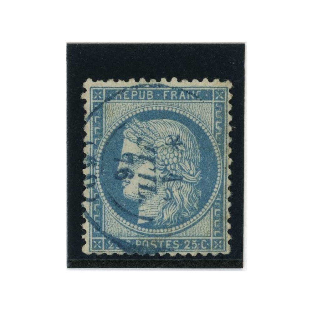 YT 60C -  Cachet Bleu - Cote 12 Euros
