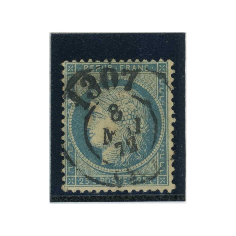 YT 60A - Bureau de Passe 1307 - Cote 17 Euros