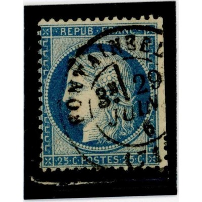 YT 60A - Cachet a Date - Cote 2 Euros