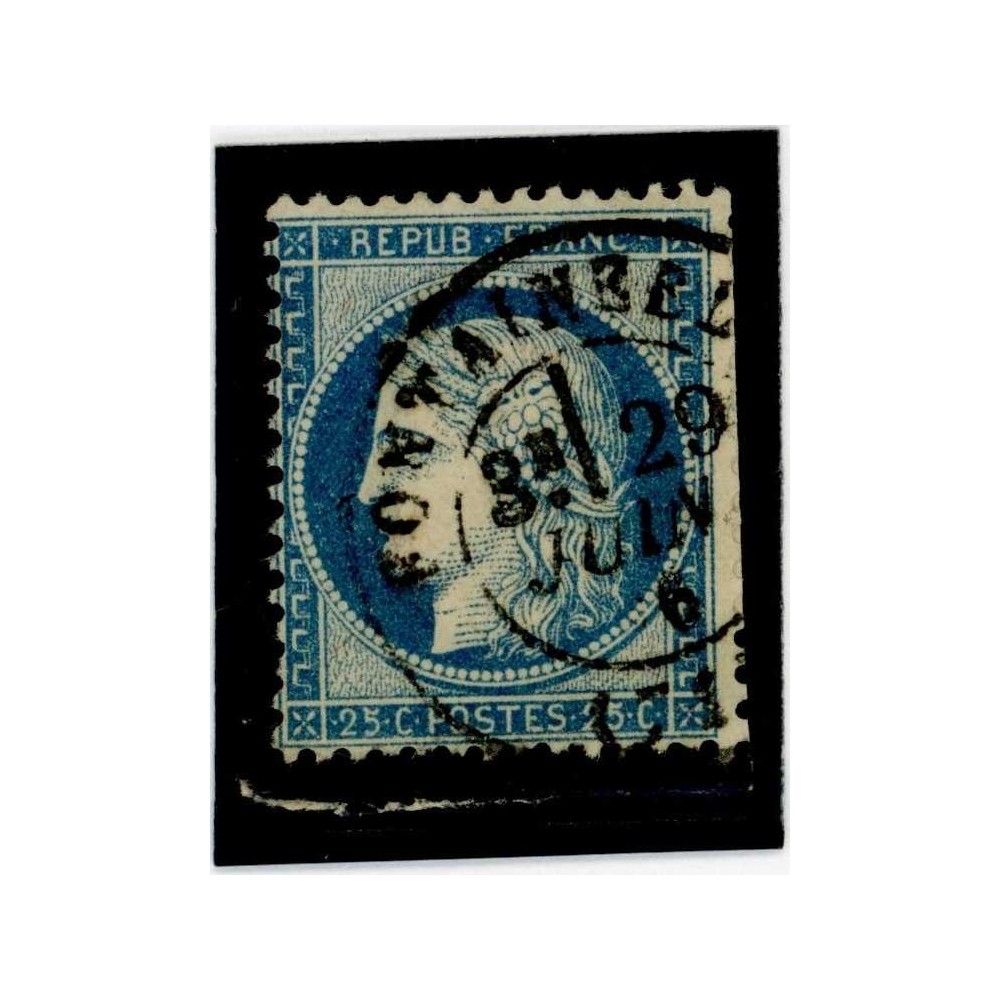 YT 60A - Cachet a Date - Cote 2 Euros