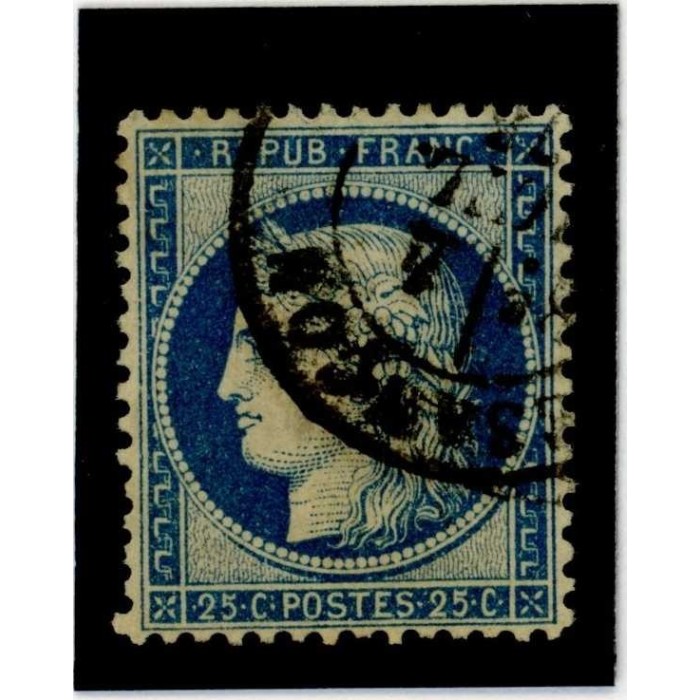 YT 60C - Cachet a Date - Cote 2 Euros