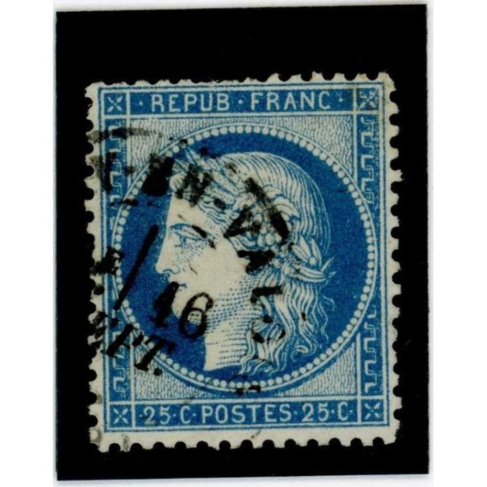 YT 60C - Cachet a Date - Cote 2 Euros