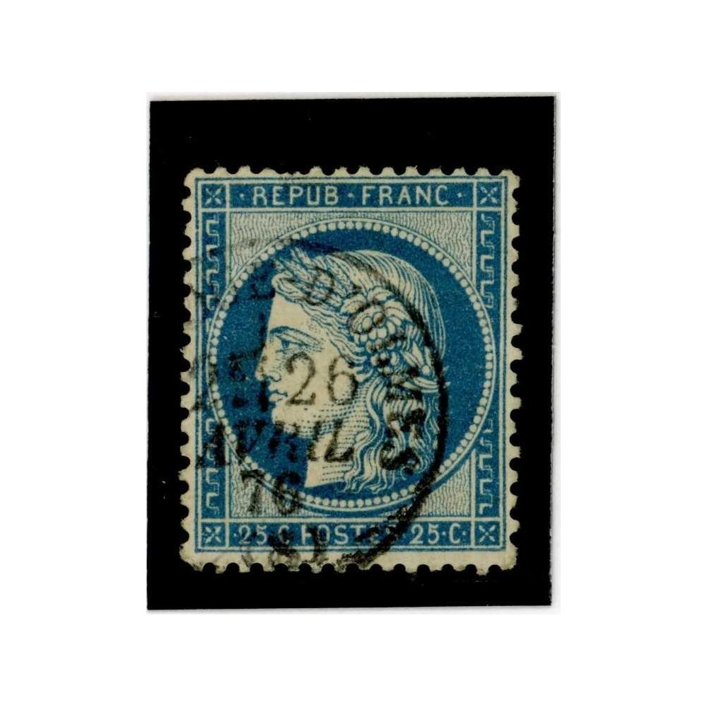 YT 60A - Cachet a Date - Cote 2 Euros