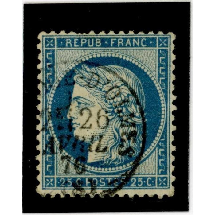 YT 60A - Cachet a Date - Cote 2 Euros