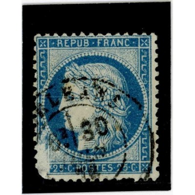 YT 60A - Cachet a Date - Cote 2 Euros