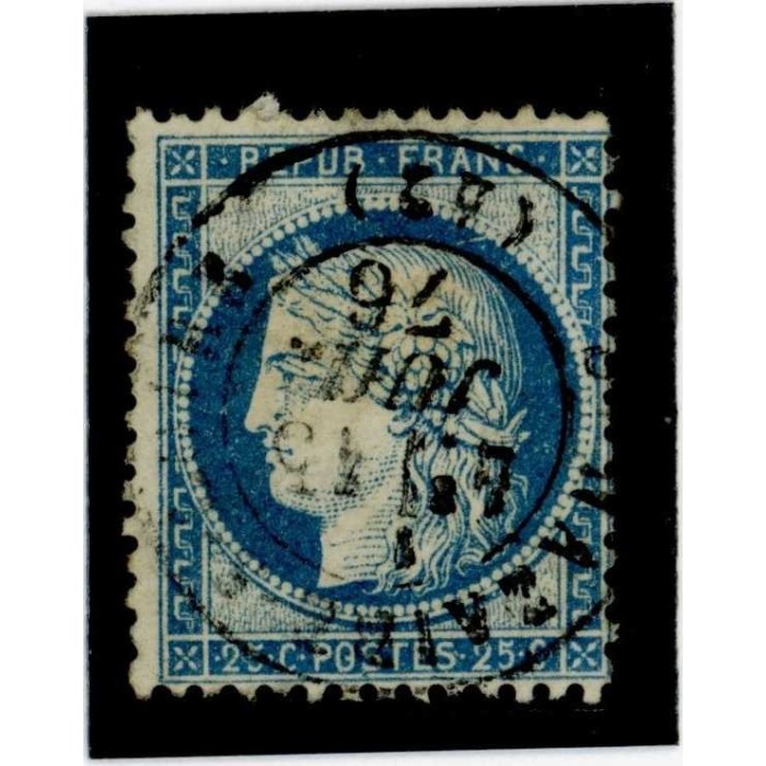 YT 60A - Cachet a Date - Cote 2 Euros