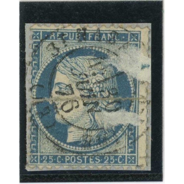 YT 60C - Cachet a Date - Cote 2 Euros