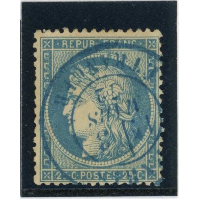 YT 60A - Cachet Bleu Paris Etranger - Cote 12 Euros