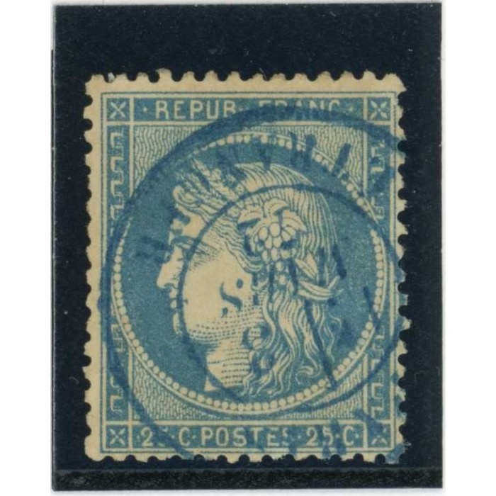 YT 60A - Cachet Bleu Paris Etranger - Cote 12 Euros