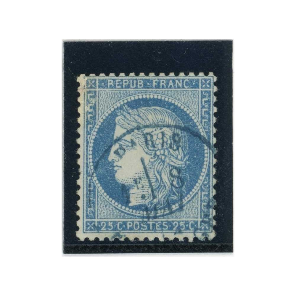 YT 60A - Cachet Bleu Paris Etranger - Cote 12 Euros