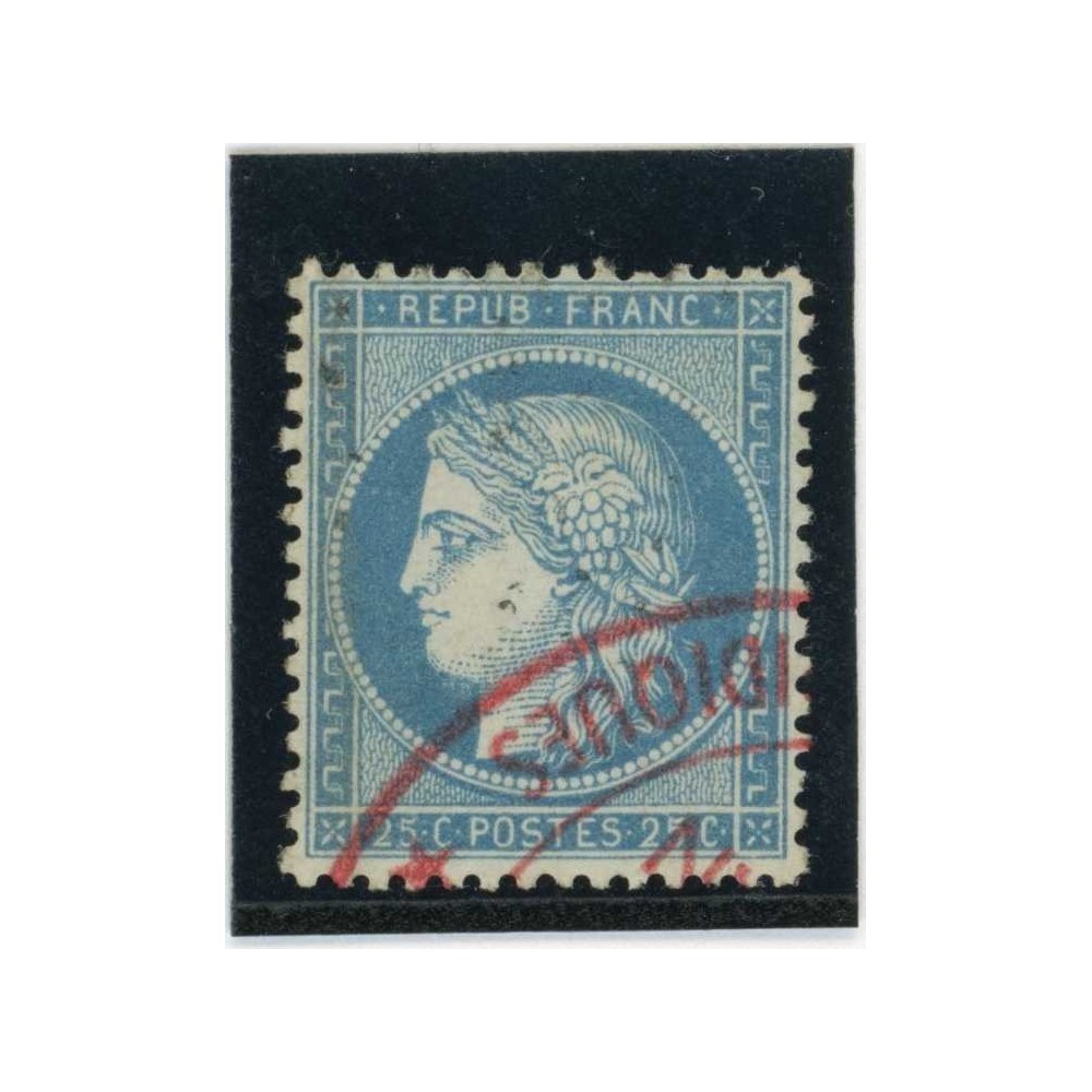 YT 60A - Cachet Rouge - Cote 12 Euros