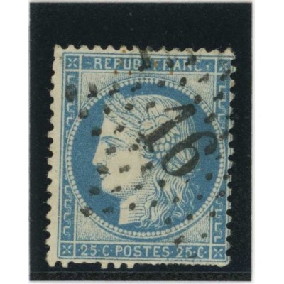 YT 60A - Etoile 16 - Cote 12 Euros