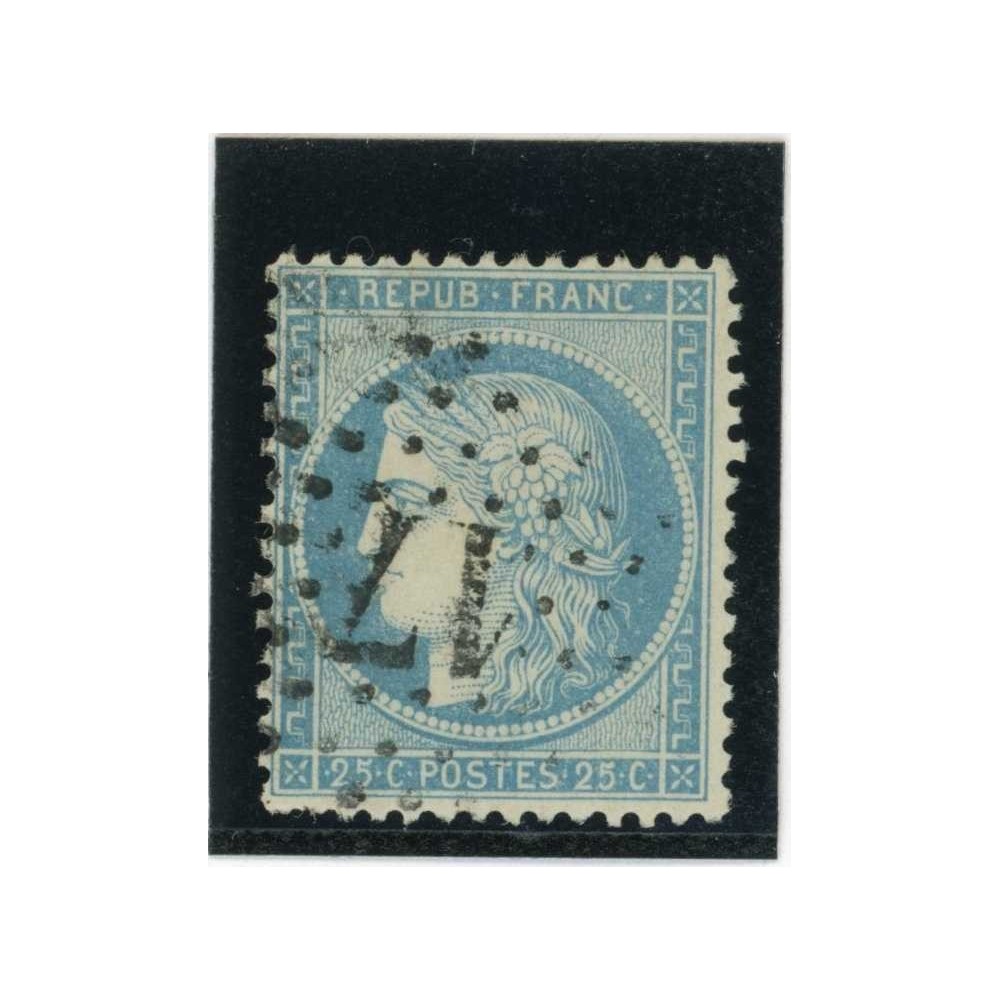 YT 60A - Etoile 17 - Cote 8 Euros