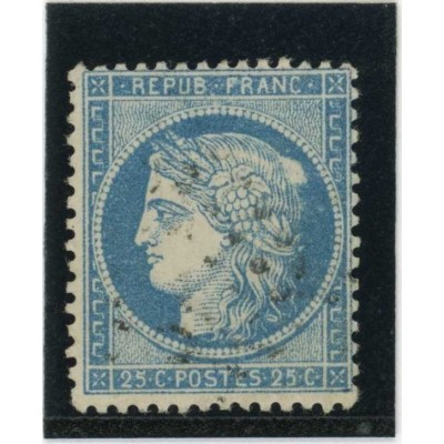 YT 60A - Oblitéré - Variété : Tache Blanche deriere la tête - Cote 62 Euros