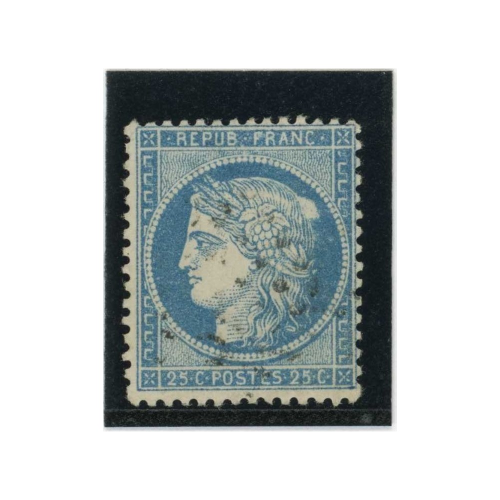 YT 60A - Oblitéré - Variété : Tache Blanche deriere la tête - Cote 62 Euros