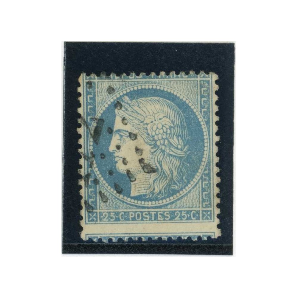 YT 60A - Oblitéré - Variété : Piquage décalé - Cote 62 Euros