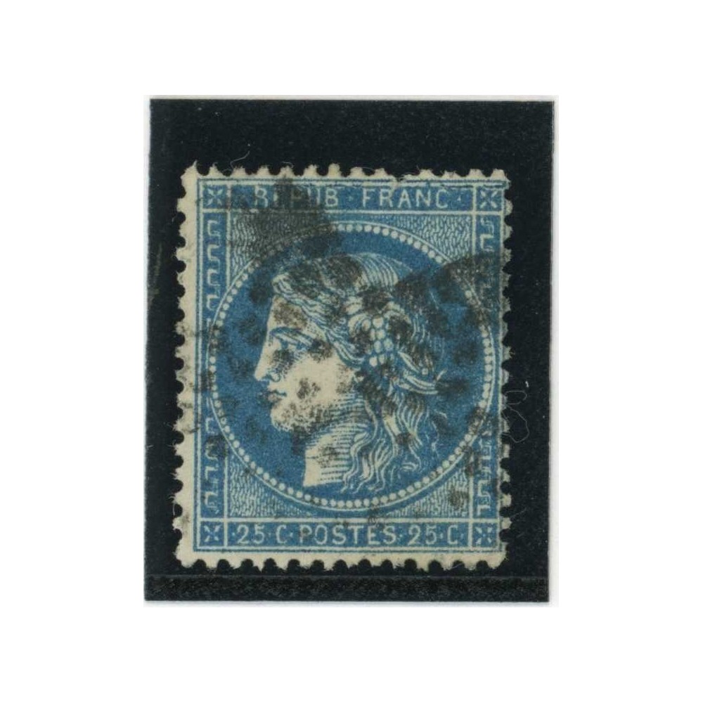 YT 60A - Oblitéré - Variété : Cassure en haut - Cote 62 Euros