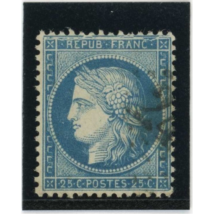 YT 60A - Oblitéré - Variété : Grande Cassure - Cote 62 Euros