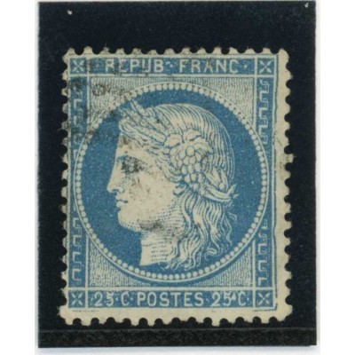 YT 60A - Oblitéré - Variété : Point Blanc dans 25 C - Cote 62 Euros