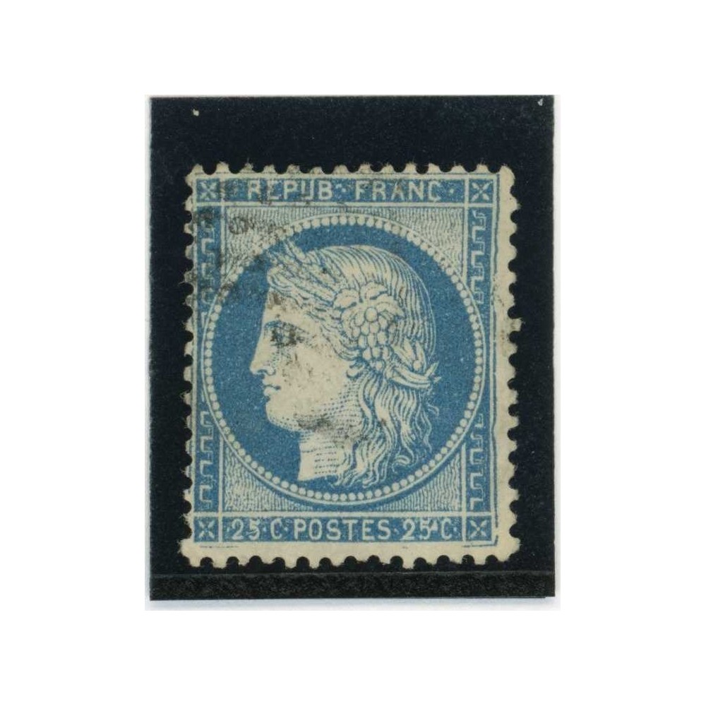 YT 60A - Oblitéré - Variété : Point Blanc dans 25 C - Cote 62 Euros