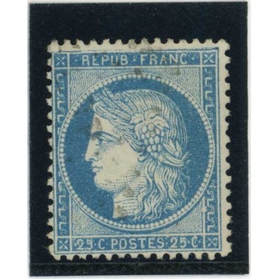 YT 60A - Oblitéré - Variété : Filet haut Cassé - Cote 62 Euros