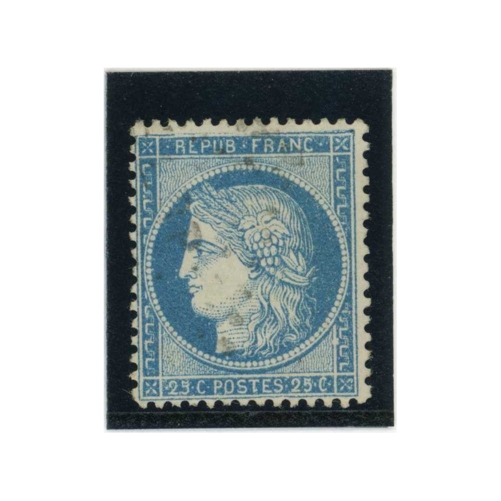 YT 60A - Oblitéré - Variété : Filet haut Cassé - Cote 62 Euros