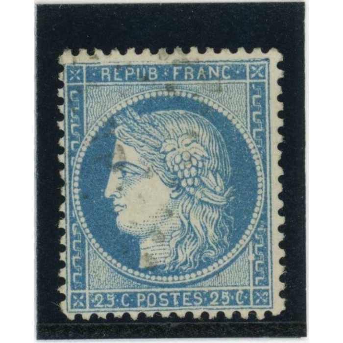 YT 60A - Oblitéré - Variété : Filet haut Cassé - Cote 62 Euros