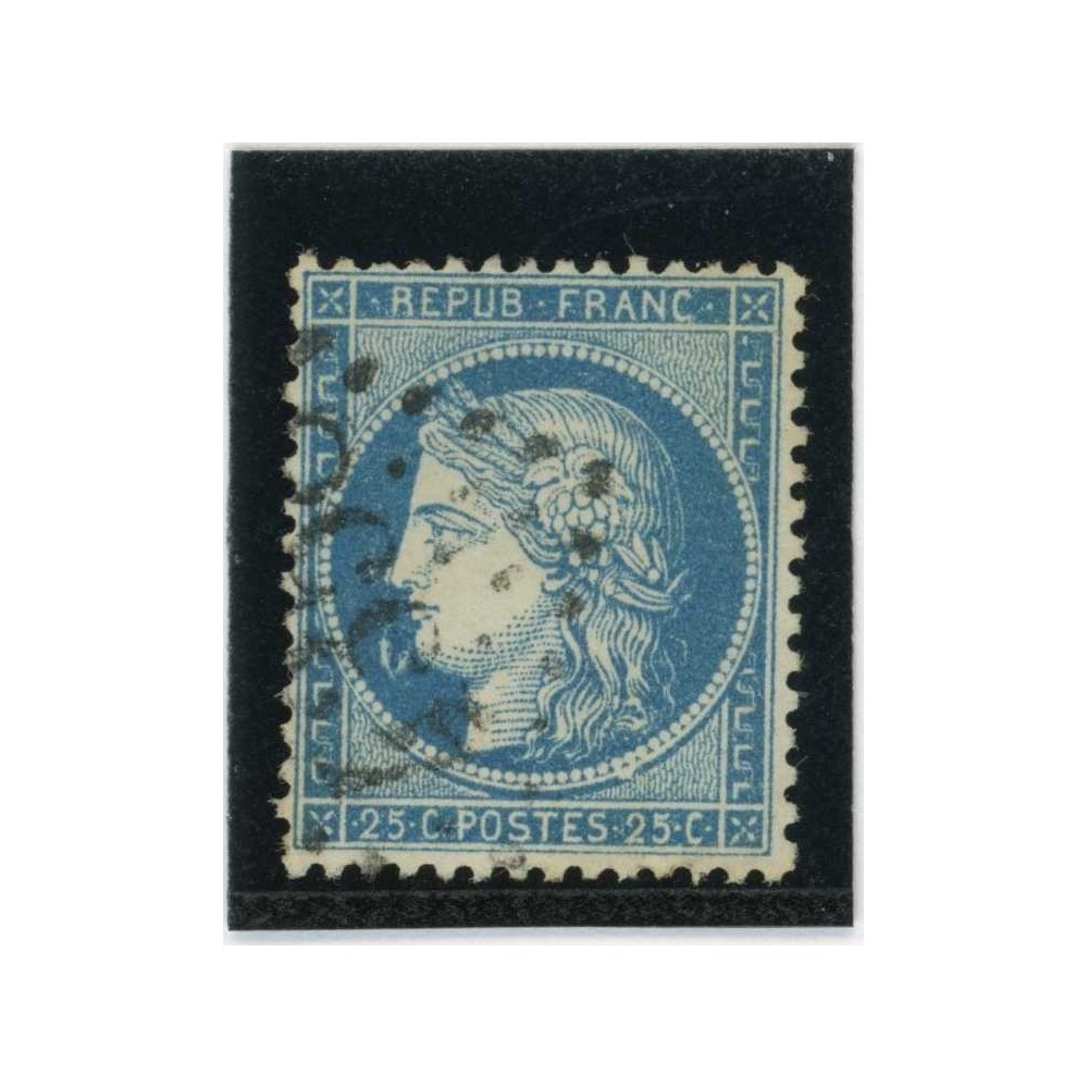 YT 60A - Oblitéré - Variété : Anneau Lune devant la bouche - Cote 62 Euros