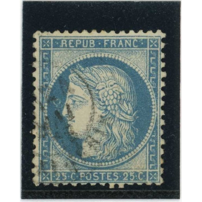 YT 60A - Oblitéré - Variété : Anneau Lune devant les yeux - Cote 62 Euros