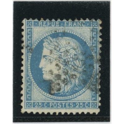 YT 60A - Oblitéré - Variété : petit anneau lune au dessus de la tete - Cote 62 Euros