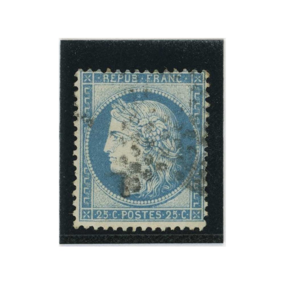 YT 60A - Oblitéré - Variété : petit anneau lune au dessus de la tete - Cote 62 Euros