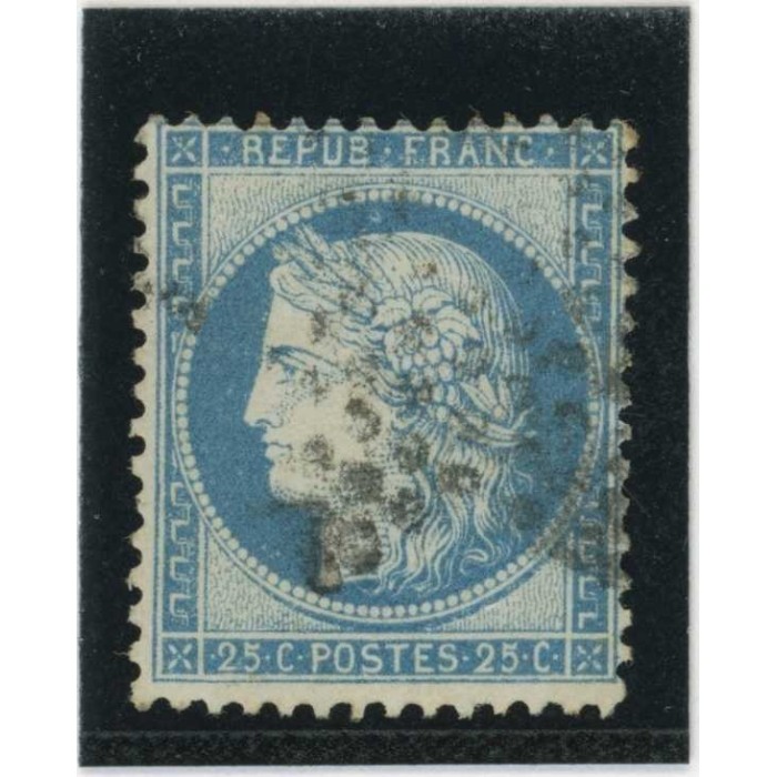 YT 60A - Oblitéré - Variété : petit anneau lune au dessus de la tete - Cote 62 Euros
