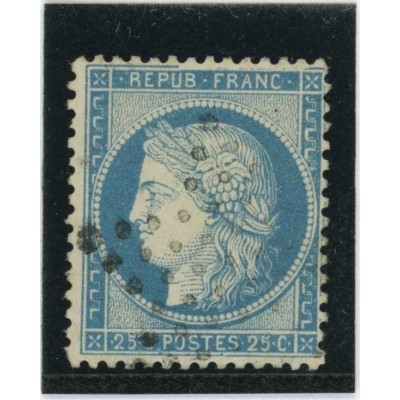 YT 60A - Oblitéré - Variété : Filet haut Cassé - Cote 62 Euros