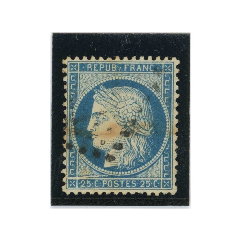YT 60A - Oblitéré - Variété : cassure en bas - Cote 62 Euros