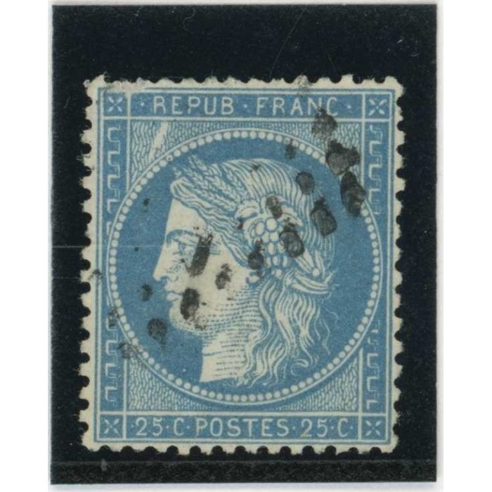 YT 60A - Oblitéré - Variété : trait blanc en haut gauche - Cote 62 Euros
