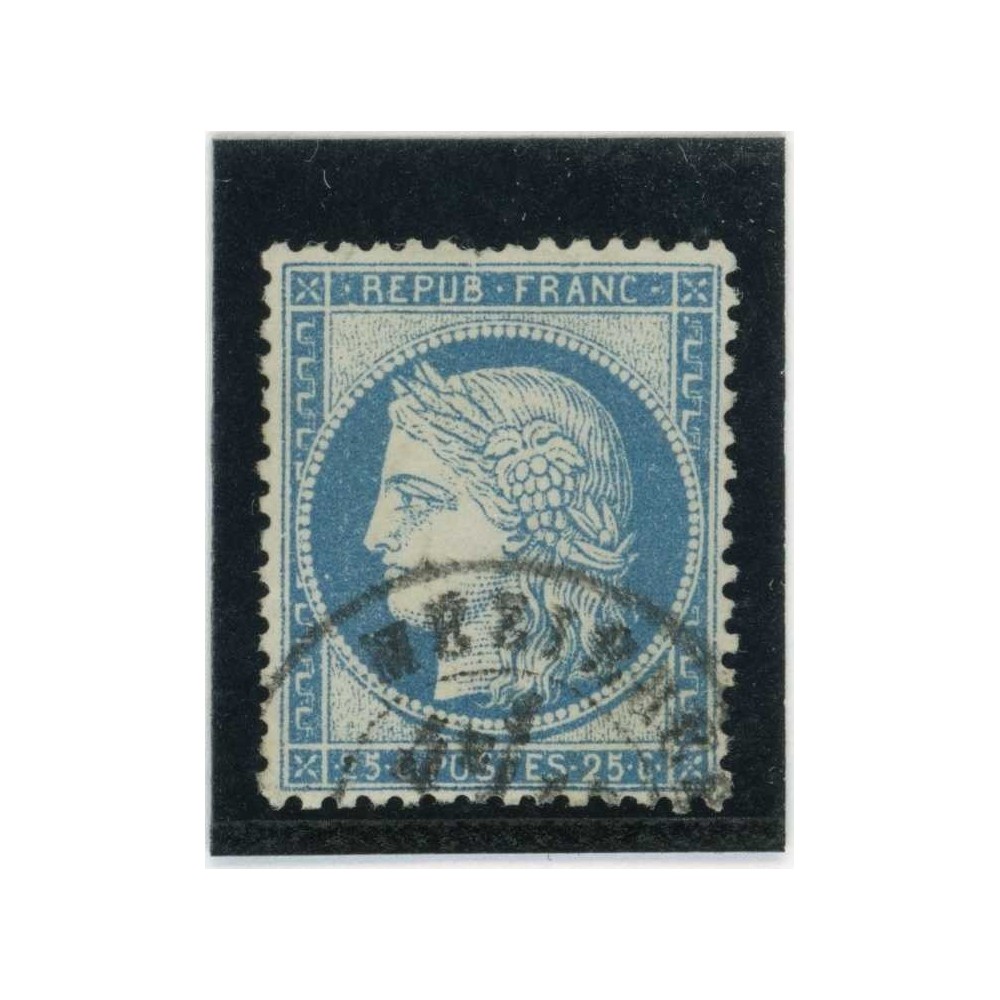 YT 60A - Oblitéré - Variété : B de REPUB - Cote 62 Euros