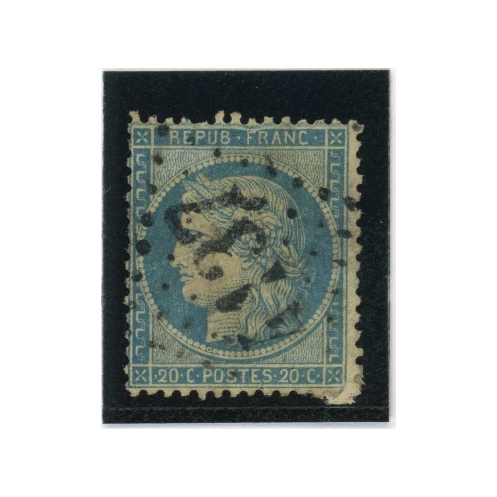 YT 60A - Oblitéré - Variété : Filet haut Cassé - Cote 62 Euros