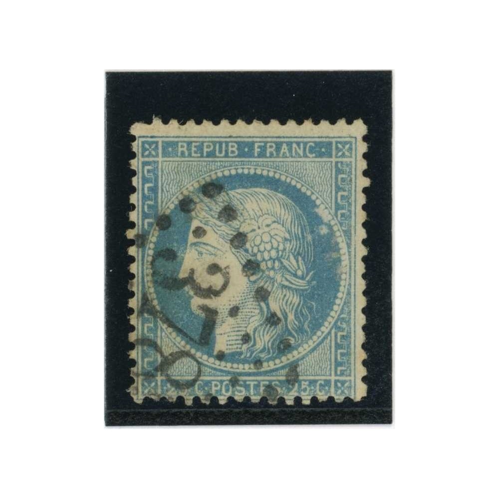 YT 60A - Oblitéré - Variété : taches derriere la tete - Cote 62 Euros