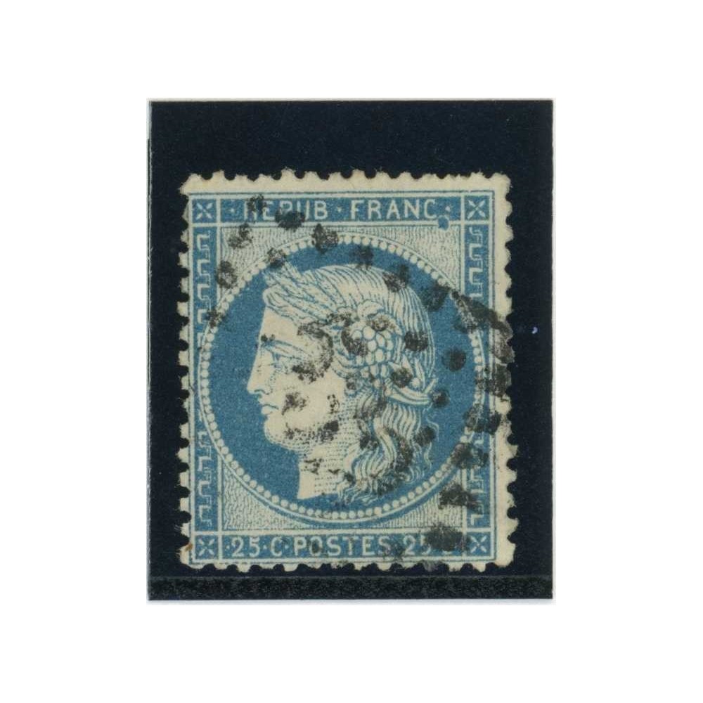 YT 60A - Oblitéré - Variété : tache bleu en haut - Cote 62 Euros