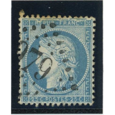YT 60A - Oblitéré - Variété : cassure en haut - Cote 62 Euros