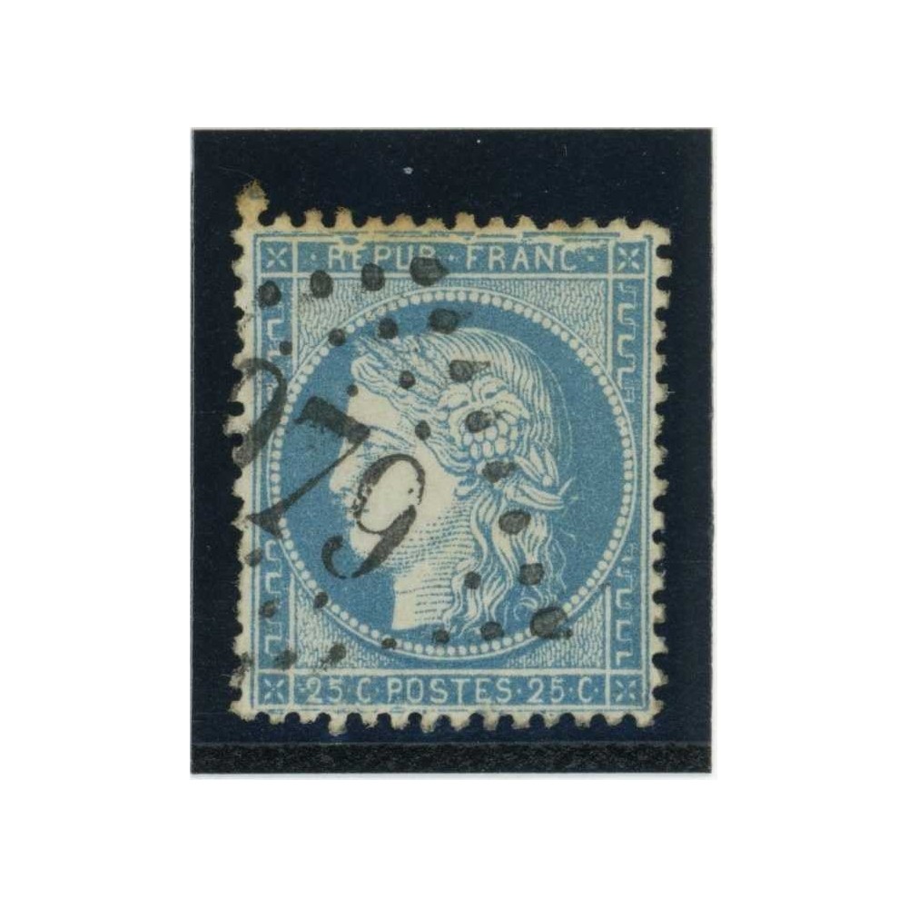 YT 60A - Oblitéré - Variété : cassure en haut - Cote 62 Euros